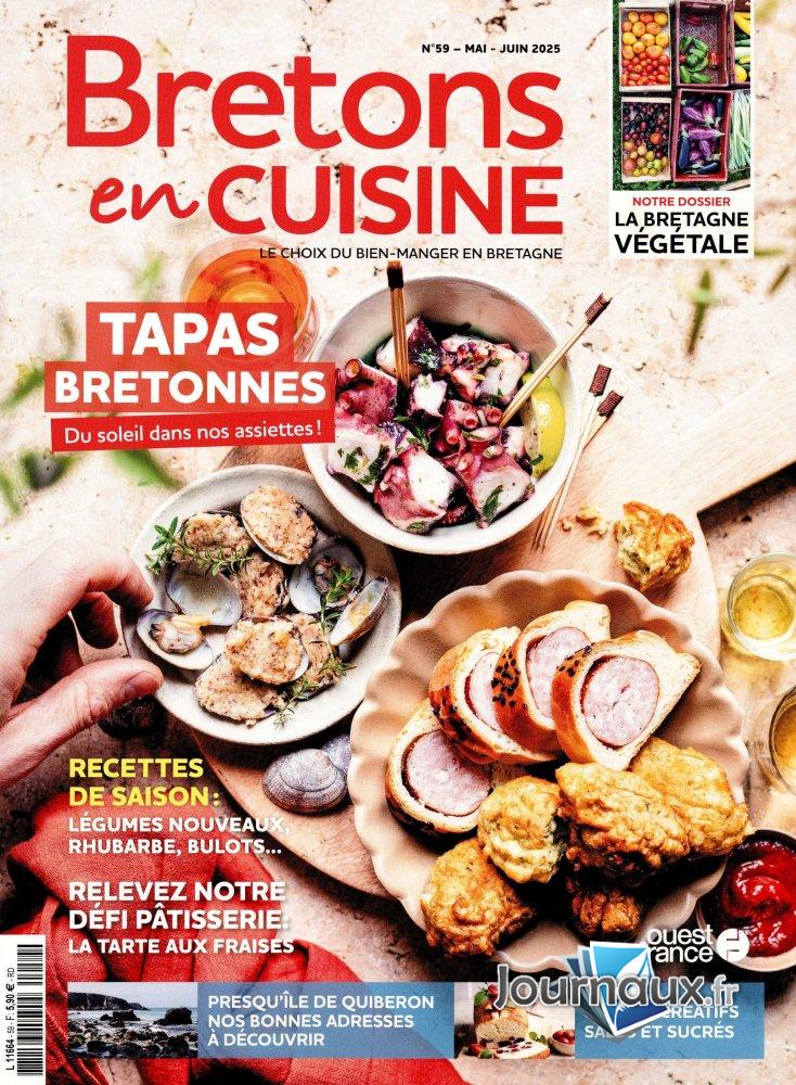 Couverture Bretons en Cuisine mai-juin 2025