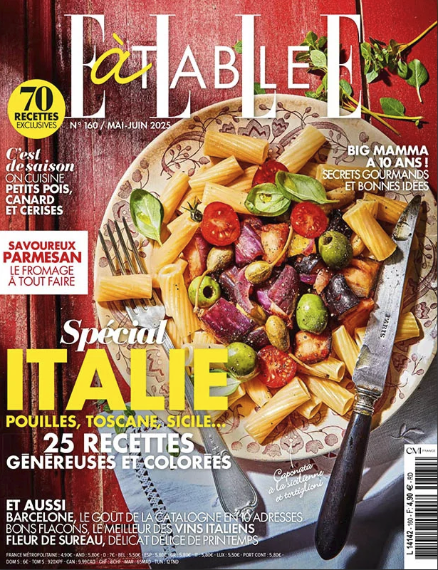 Couverture Elle à table mai-juin 2025